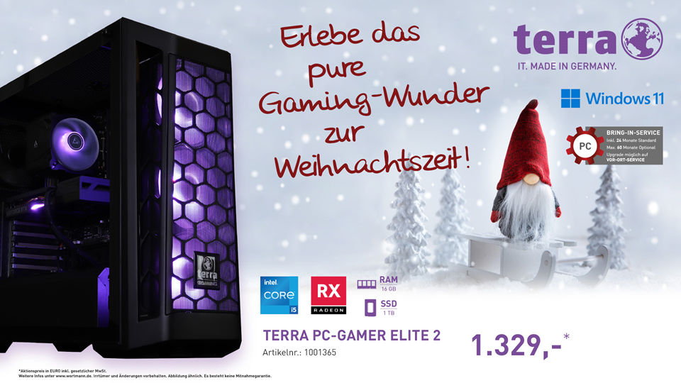 SPECIAL X-MAS 2023 - TERRA PC-GAMER ELITE 2
