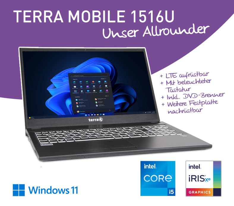 TERRA MOBILE 1516U i5-1235U W11P