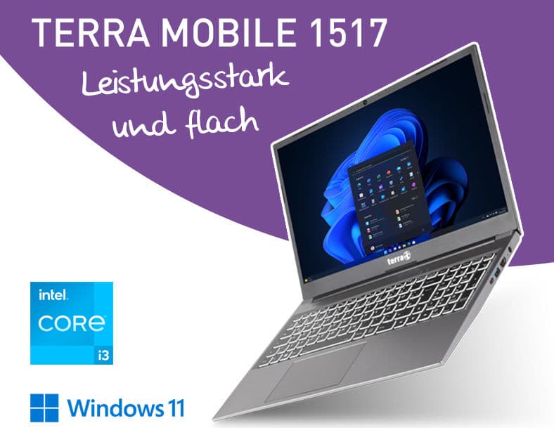 TERRA MOBILE 1517 i3-1215U W11P