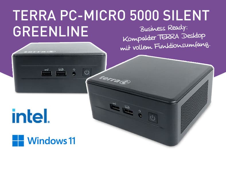 TERRA PC-Micro 5000 SILENT GREENLINE